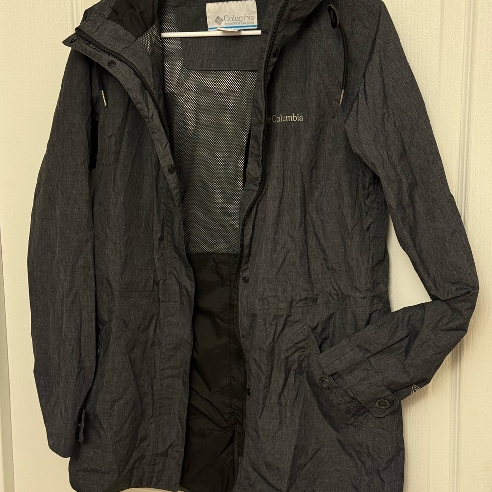 Columbia Charcoal Hooded Jacket